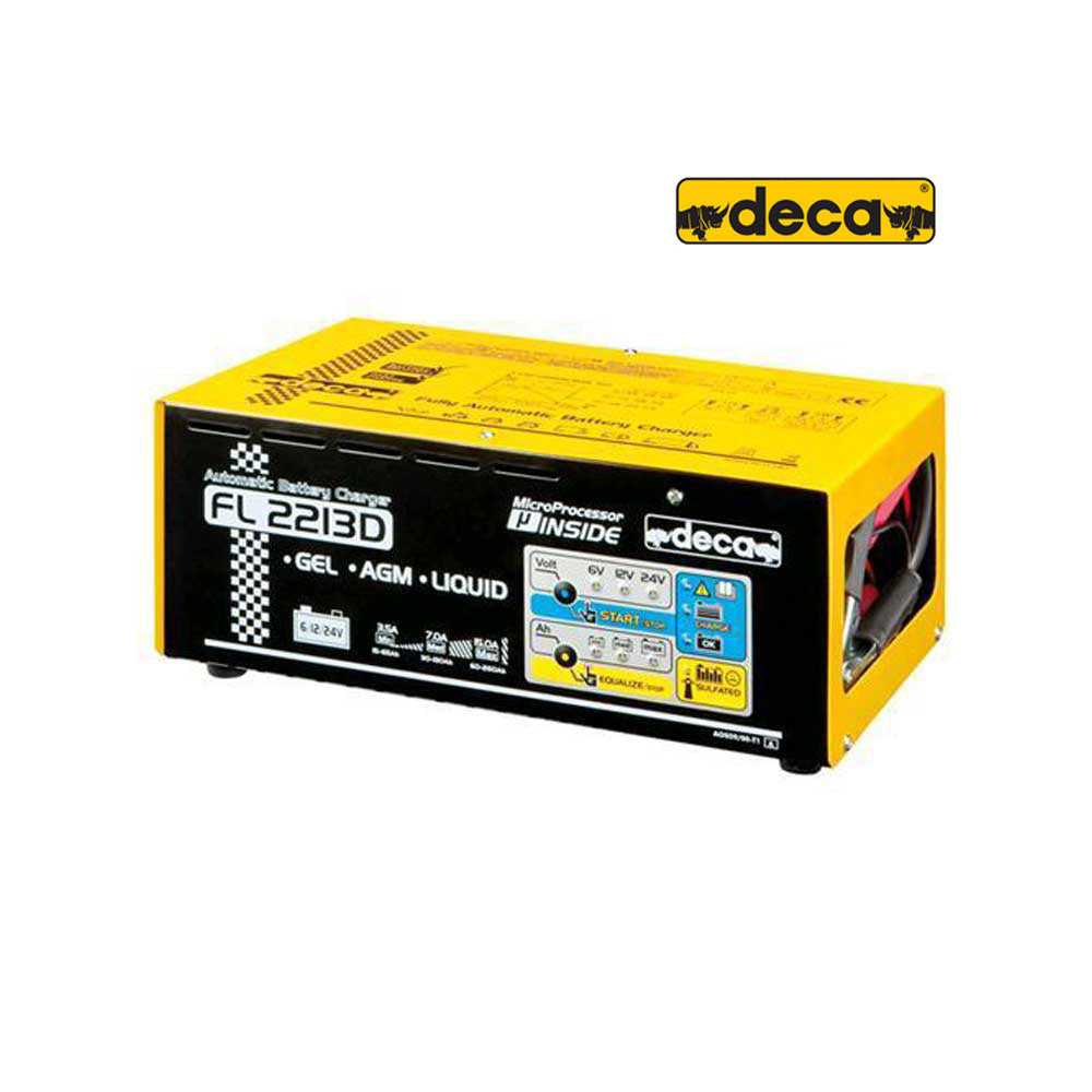 DECA Acculader 22 Amp 6/12/24 Volt
