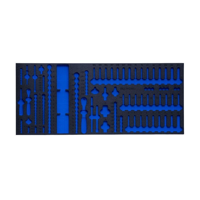 FOAM inlay tbv 527300, lade 1 (1/4"+ 3/8")DeltachMZS Gereedschap