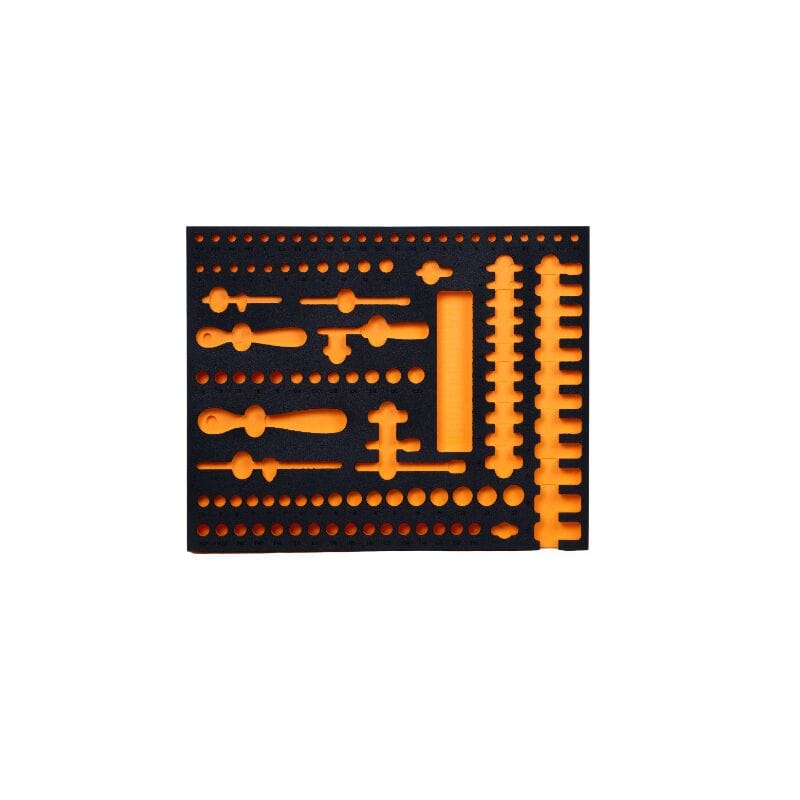 FOAM inlay tbv CTB99068+69, lade 1 (1/4" + 3/8")CustorMZS Gereedschap