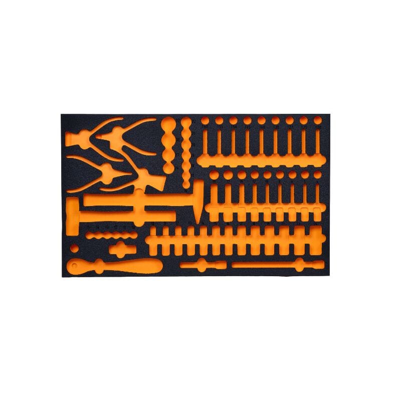 FOAM inlay tbv CTB99078+79+89, lade 2 (1/2" + hamers)CustorMZS Gereedschap