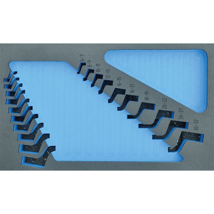 FOAM module leeg, tbv 203000 (ringsleutelset gebogen)DeltachMZS Gereedschap