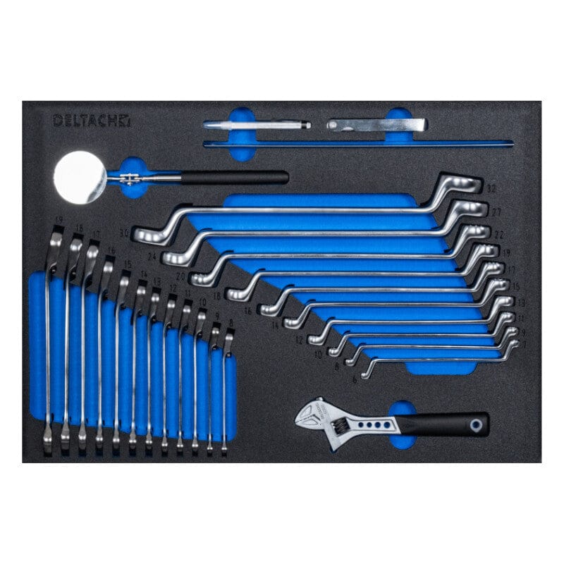 FOAM Ringsleutelset gebogen, steekringratelsleutelset tbv BUNKER-0