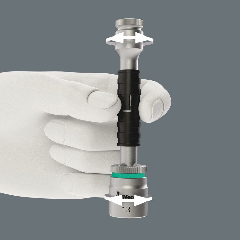 8796 LA ZYKLOP-VERLENGSTUK "FLEXIBLE-LOCK" MET VRIJLOOPHULS, LANG, 1/4", 1/4 DUIM X 150.0 MM-3