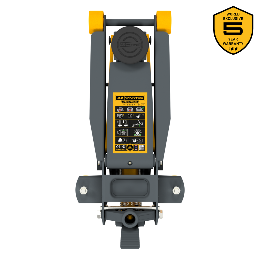 Garagekrik 3,7 ton turbo lift, voetpedaal