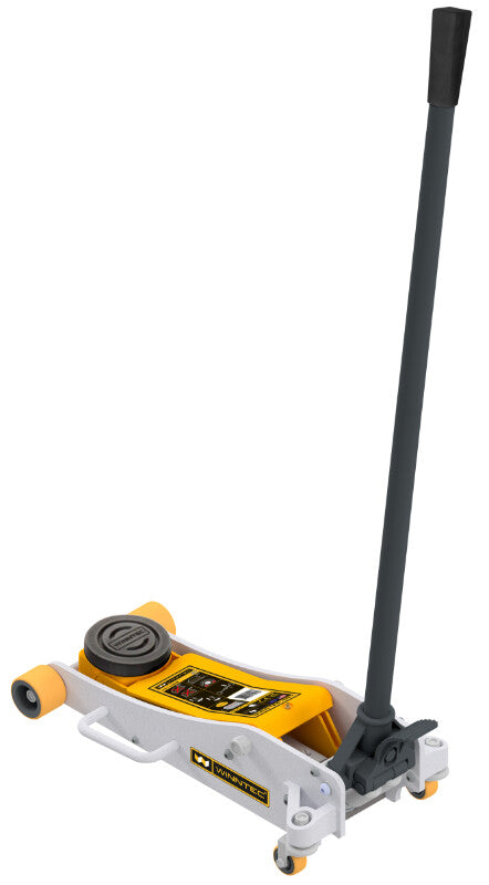 Garagekrik alu/staal 2 ton, PU wielen