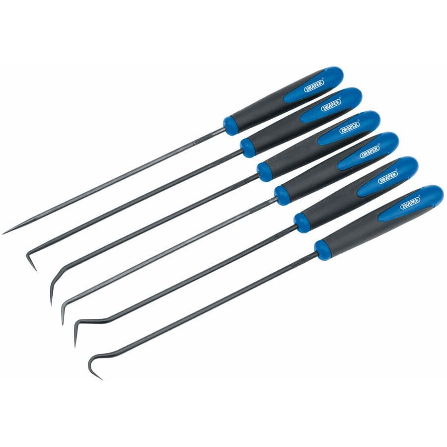 Haken set lang, 6dlg-Draper Tools-MZS Gereedschap