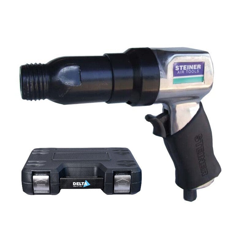 Hakhamer, 10mm, 6 - kant, in koffer met acc.Steiner AirtoolsMZS Gereedschap