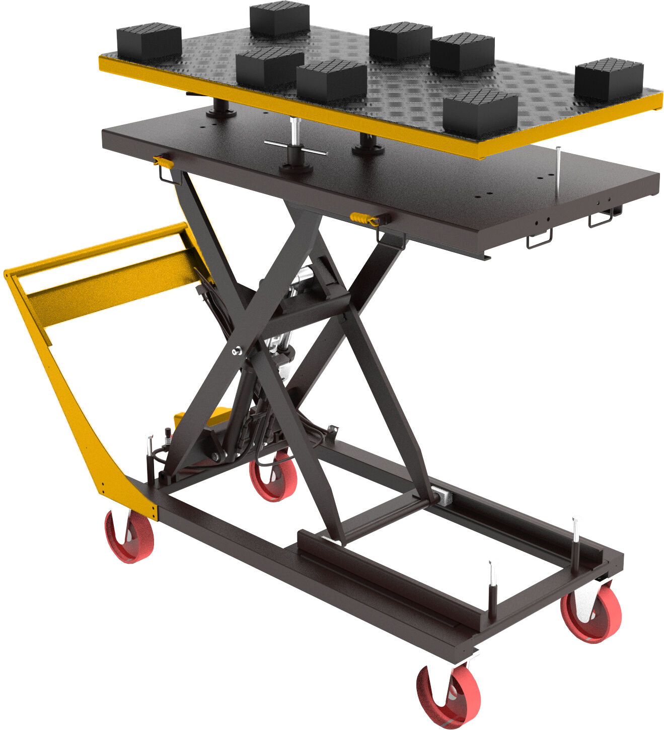 Heftafel verrijdbaar, luchthydraulisch, 1500 kg