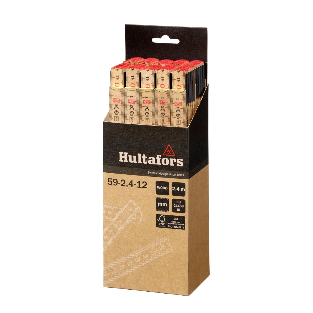 Hultafors Duimstok 59 2.4m - 12-delig – foto 15