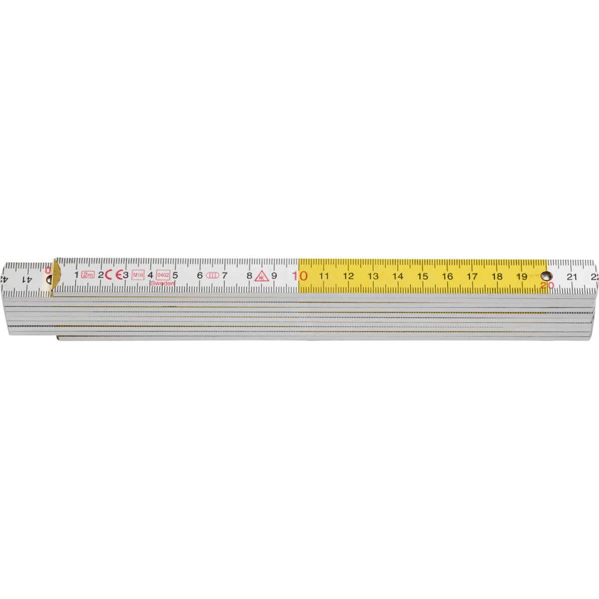Hultafors Duimstok 4000 2m - witgeel – foto 1