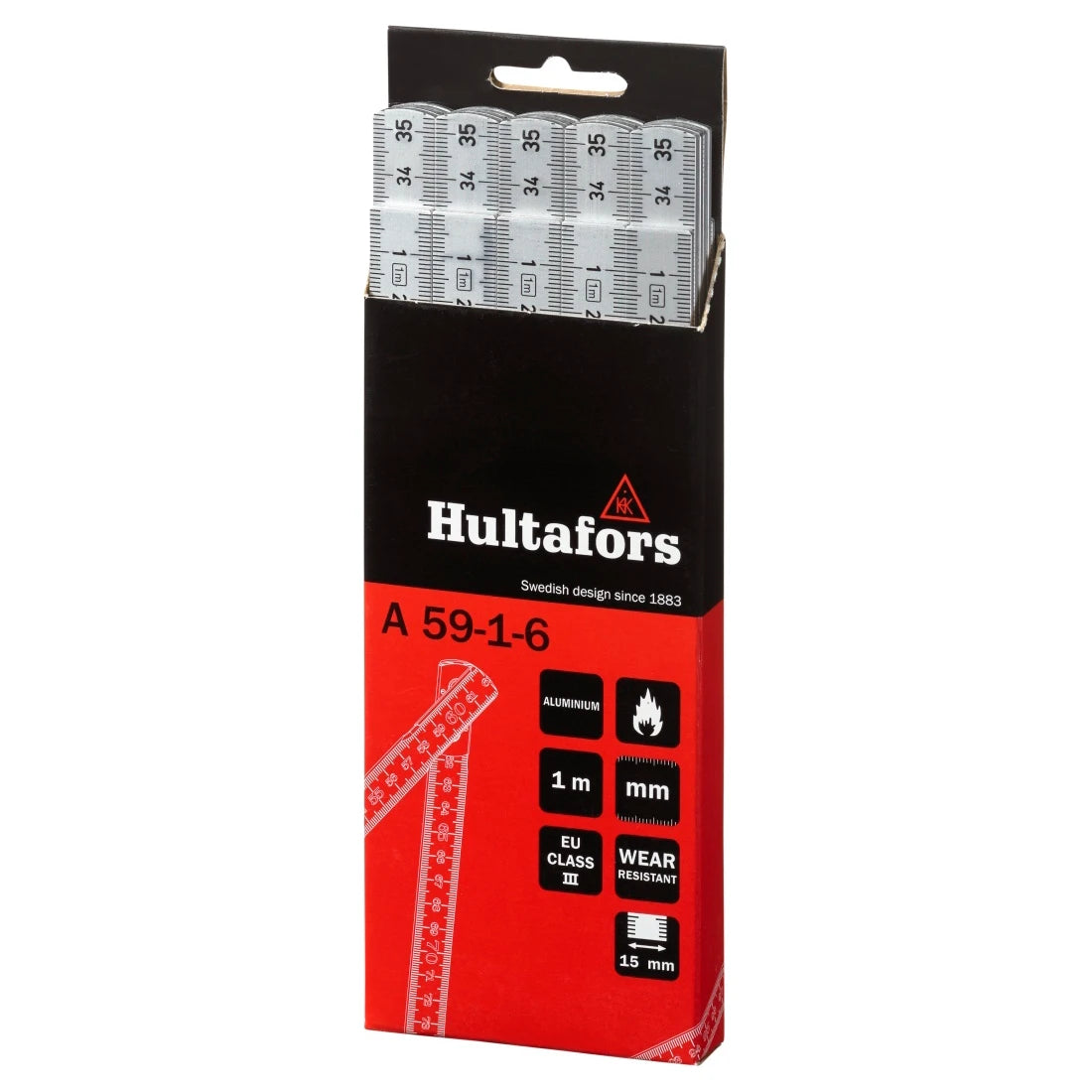 Hultafors Duimstok A 59 1m - 6-delig – foto 6