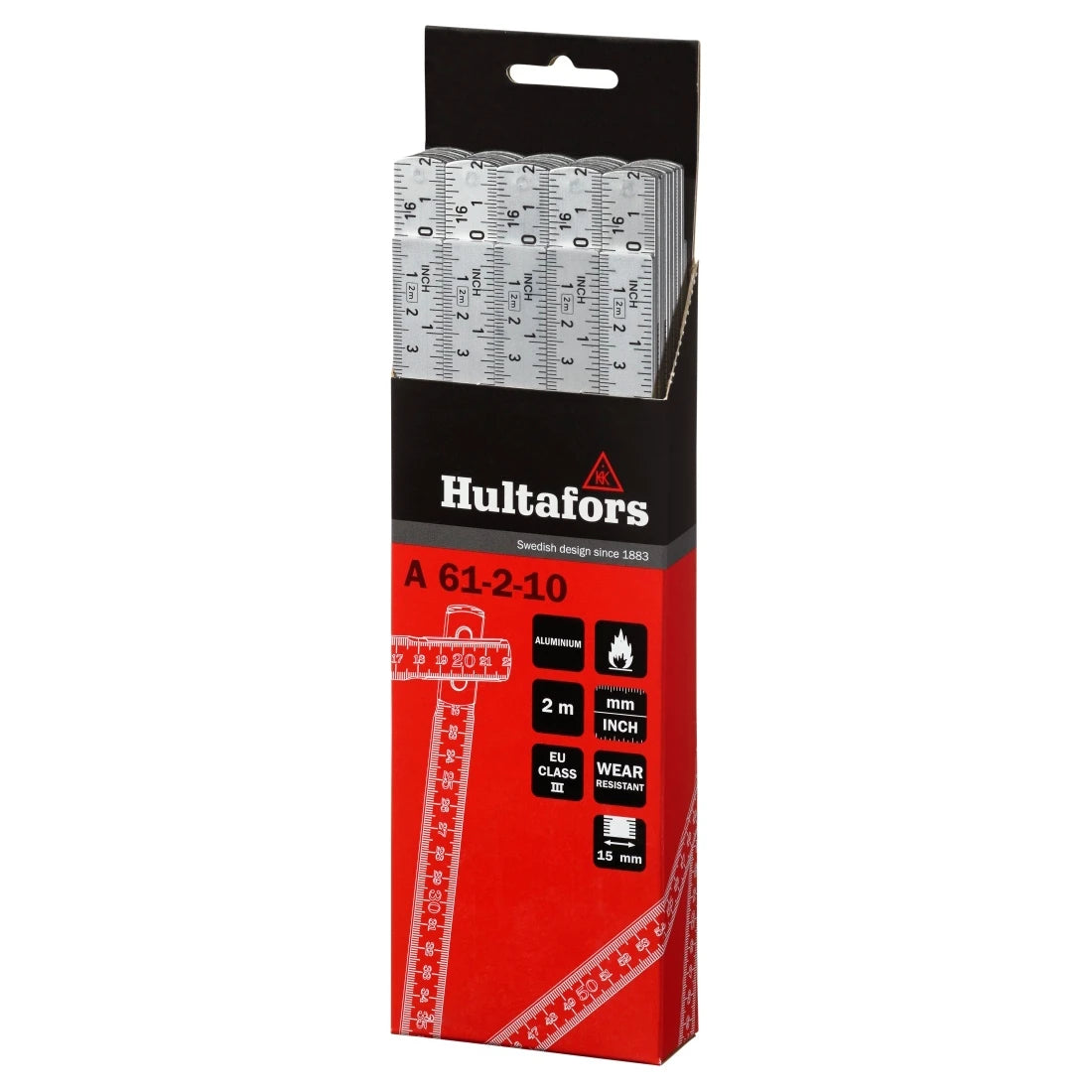 Hultafors Duimstok A 61 2m - 10-delig – foto 6
