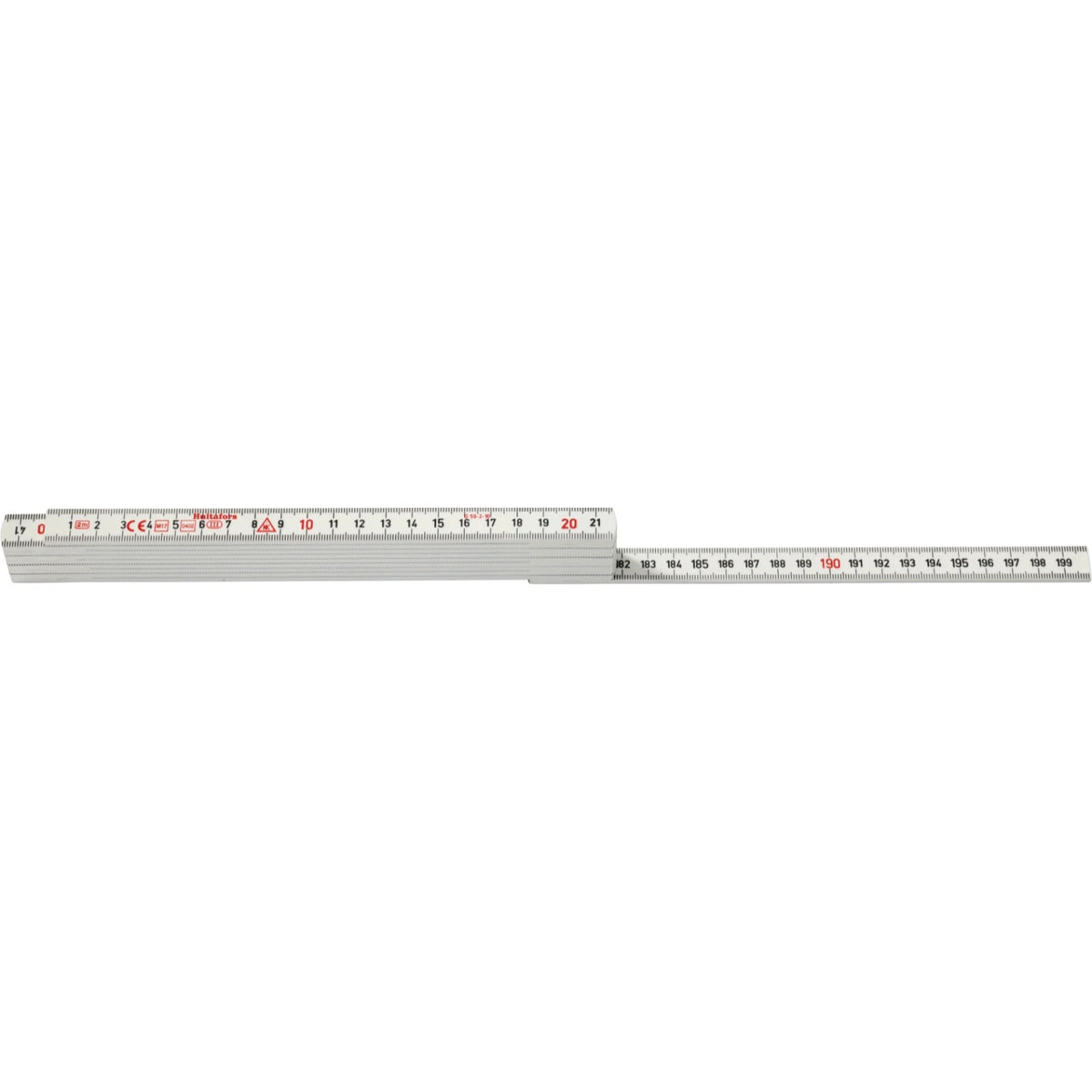 Hultafors Duimstok G 59 2m - 10-delig - wit – foto 3