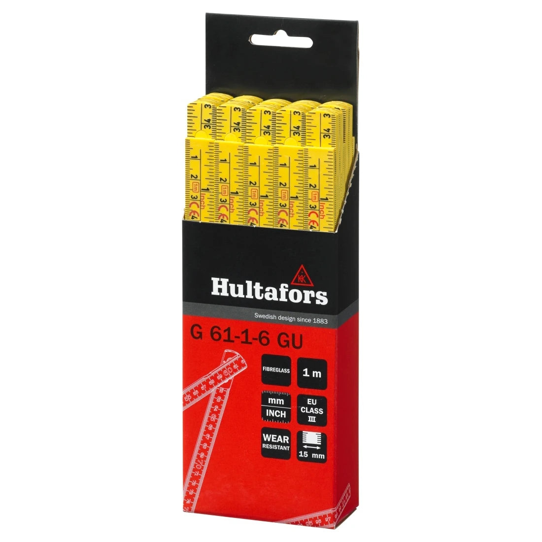 Hultafors Duimstok G 61 1m - 6-delig – foto 6