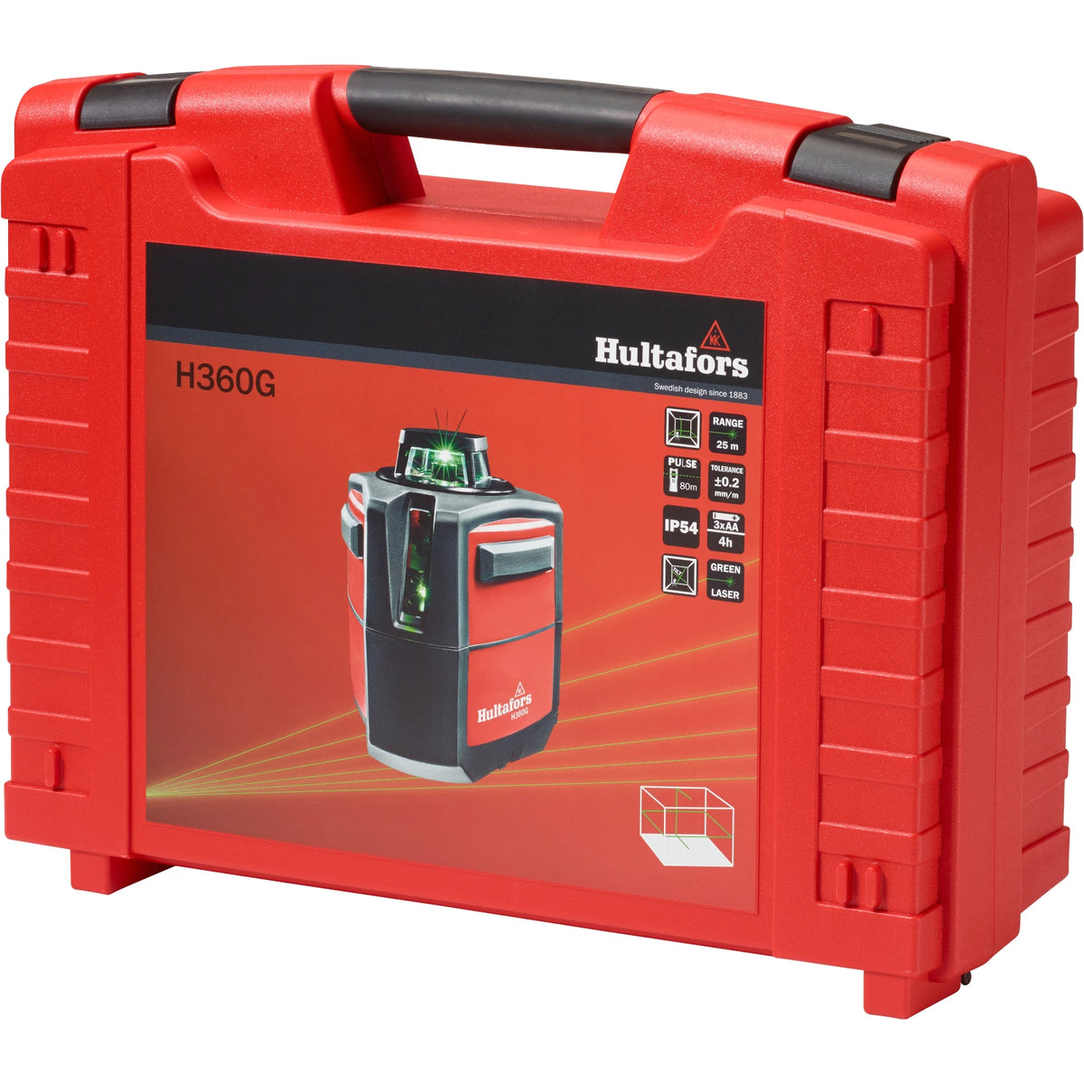 Hultafors Kruislijnlaser H360G groen – foto 2