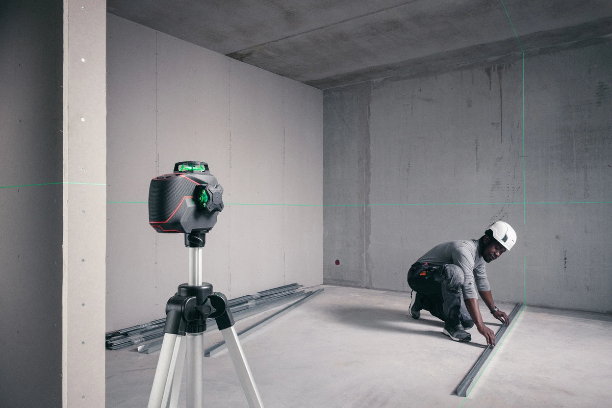 Hultafors Kruislijnlaser H3 groen - 3x360 graden – foto 8