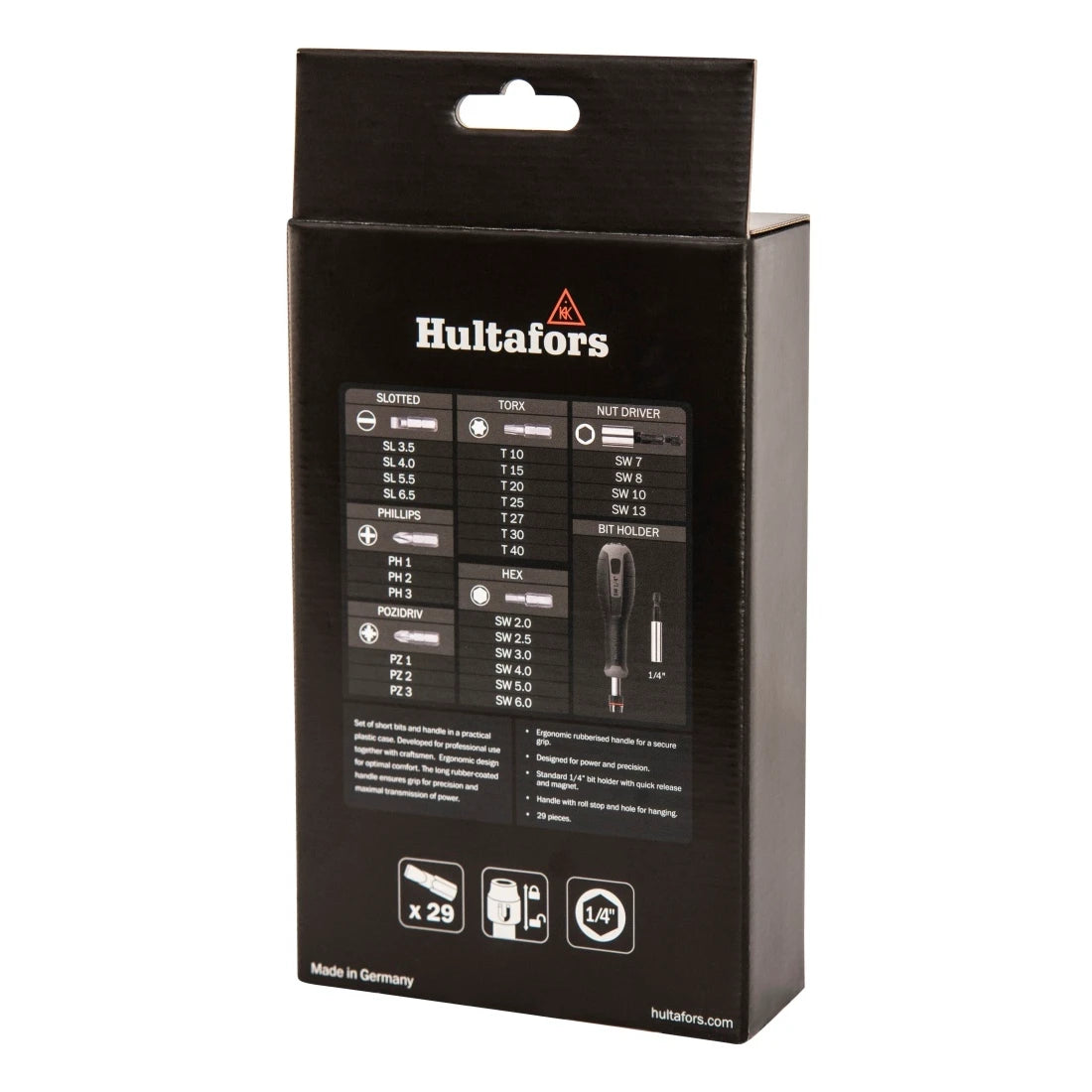 Hultafors Bithouderset Korte bits (in cassette) – foto 5