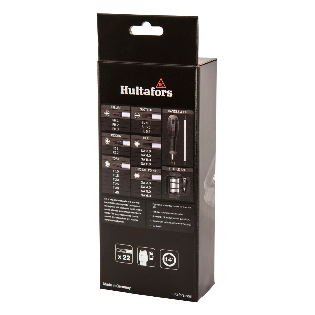 Hultafors Bithouderset Lange bits (in etui) – foto 6