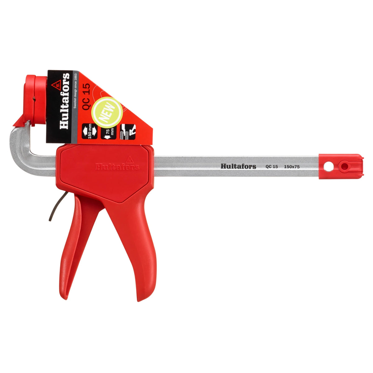 Hultafors Lijmklem QC 15 rood - met snelspanner – foto 4