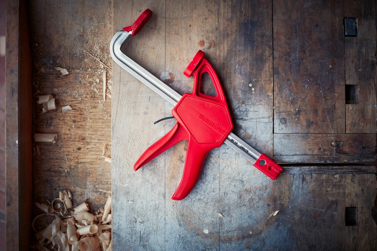 Hultafors Lijmklem QC 15 rood - met snelspanner – foto 5