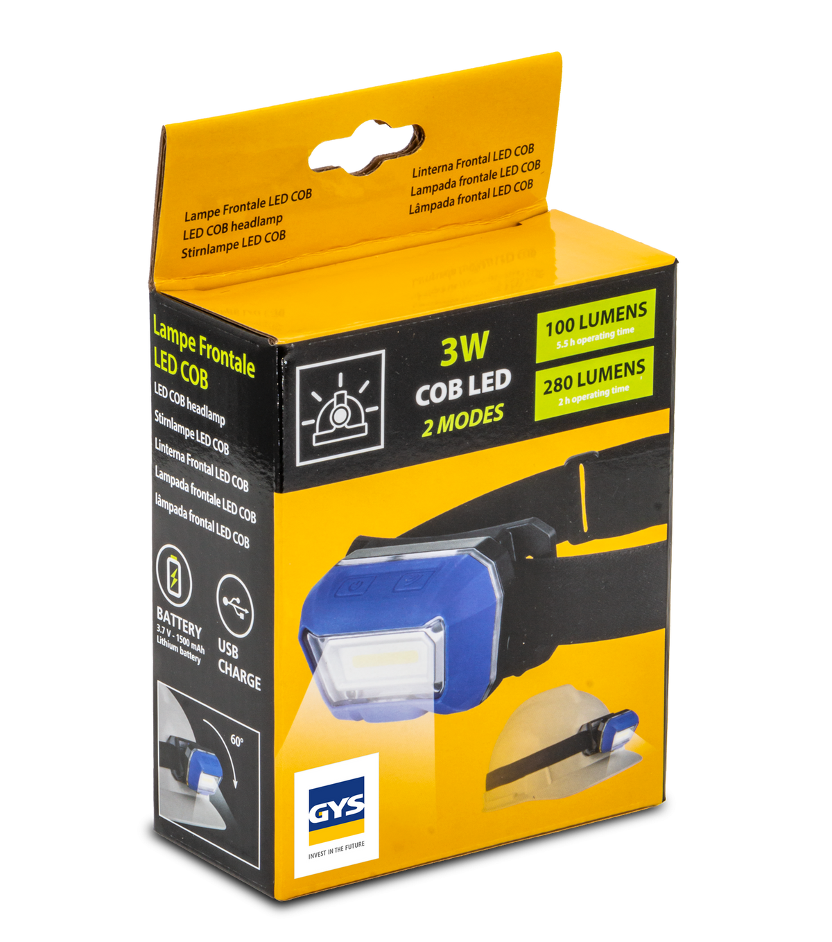 GYS Inspectie hoofdlamp 280 lumen