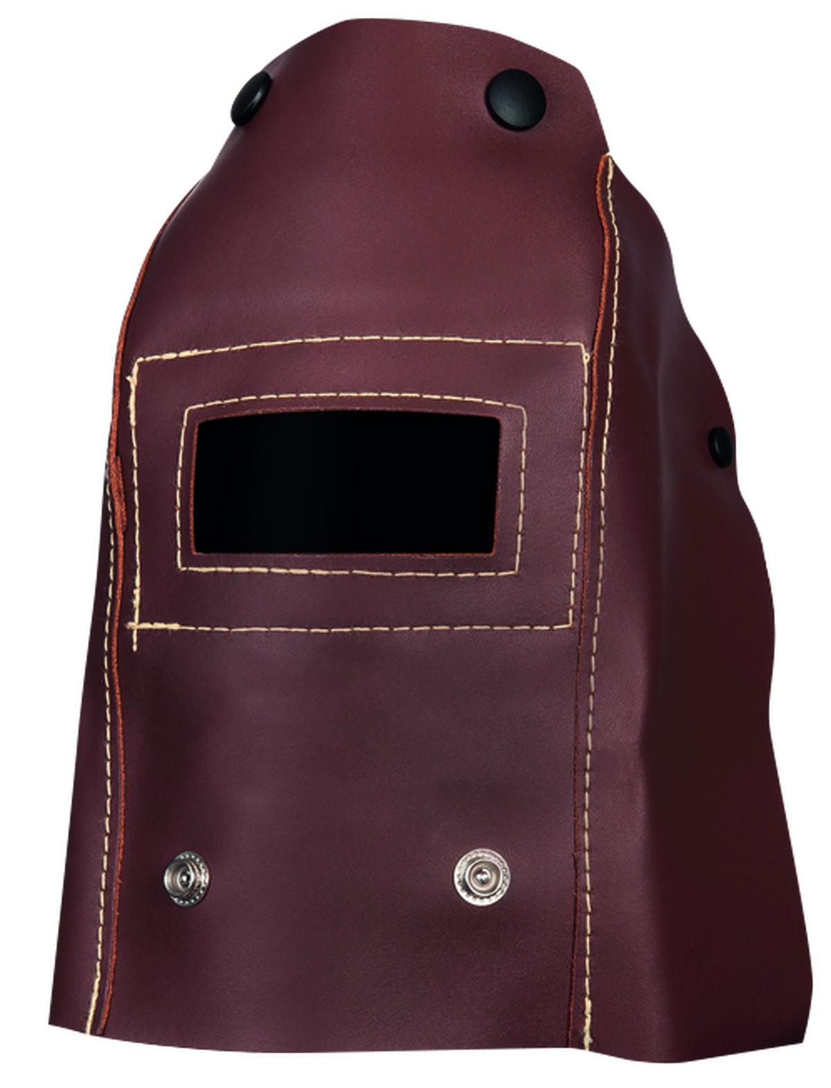 GYS Leren lasmasker met glas tint 11 en helder