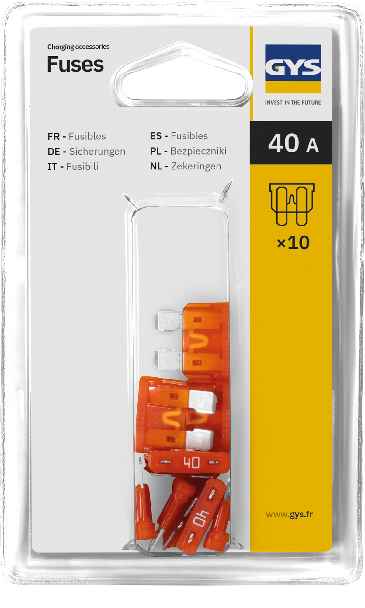 GYS Zekeringen 40A (10 stuks)