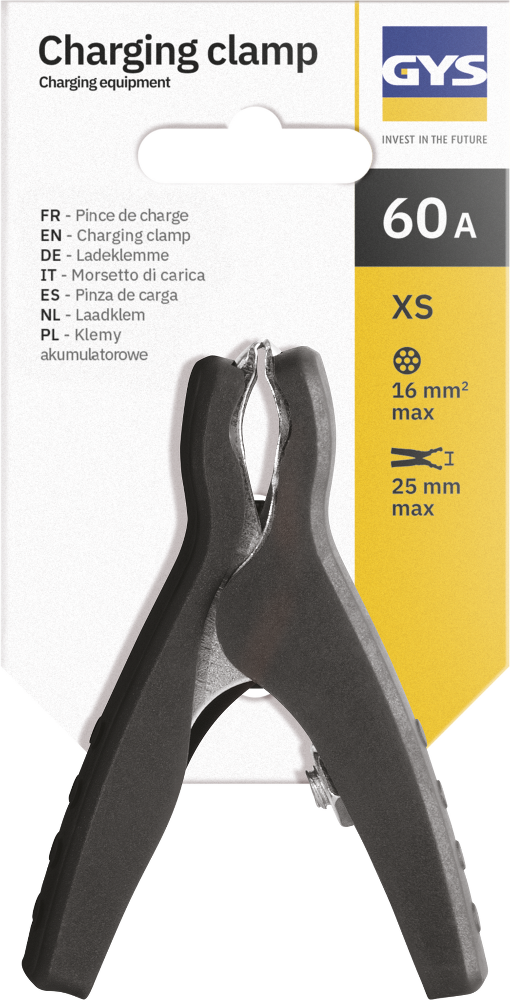 GYS Laadklem 60A XS zwart