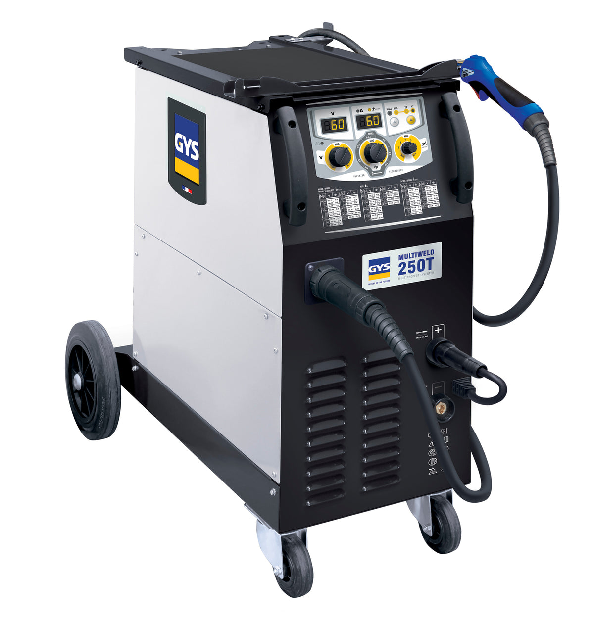 GYS Multiproces lasapparaat Multiweld 250T met accessoires