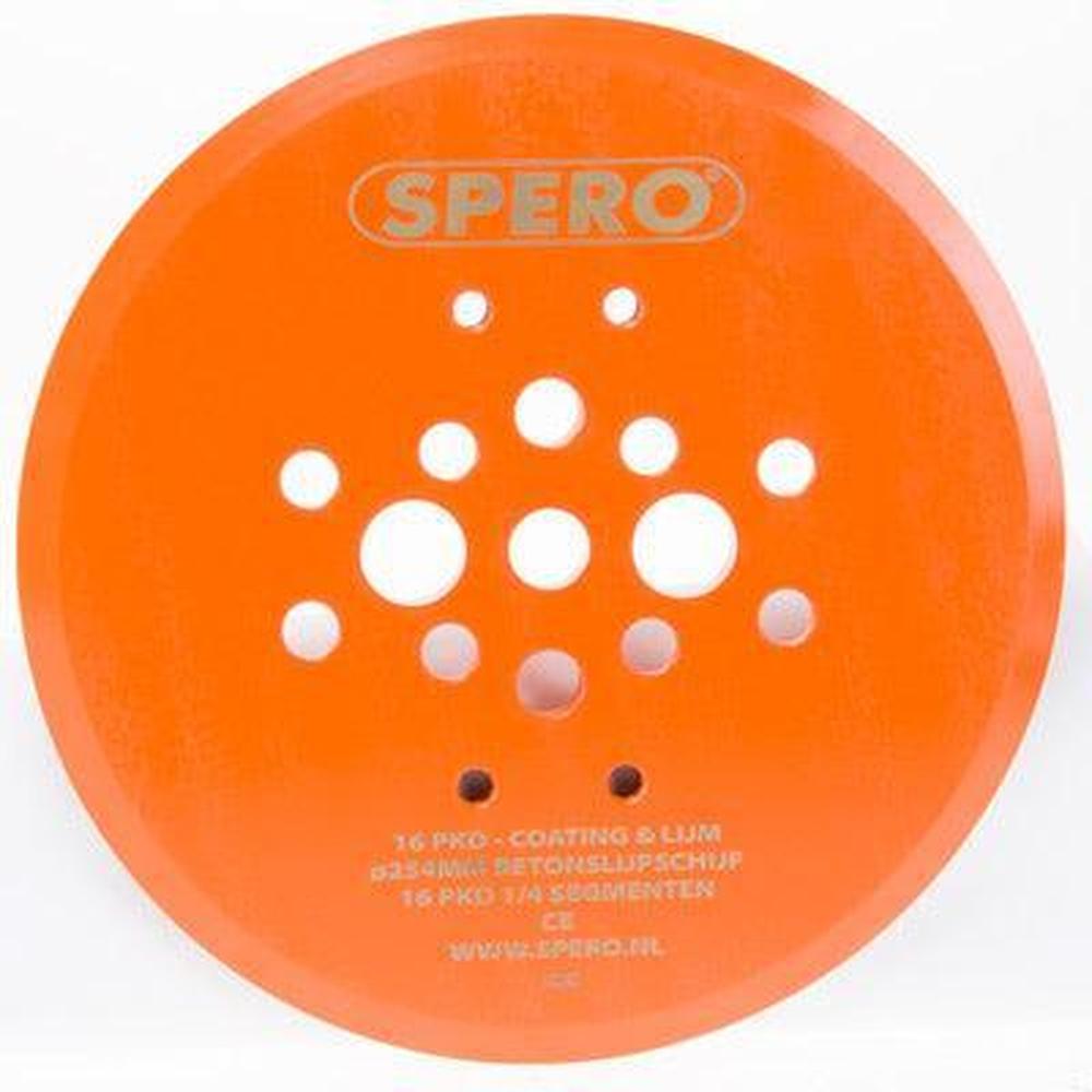 16 PKD Segment - Coating & Lijm - GROF - Korrel 30 - Dia:254mm - SBMA30-20 PKD slijpschijf