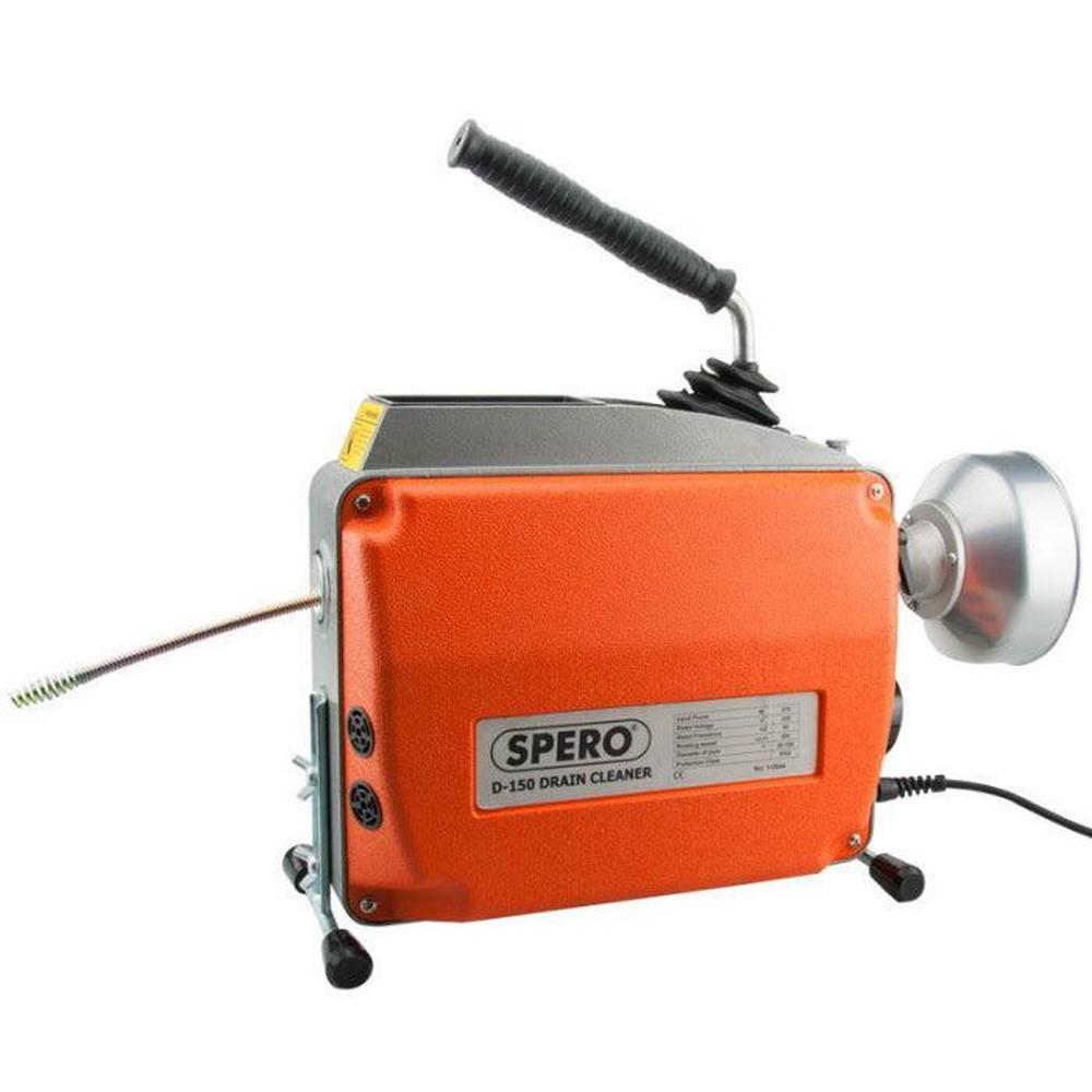 8, 16 & 22mm afvoerontstopper PRO elektrisch roterend - 570Watt - complete set