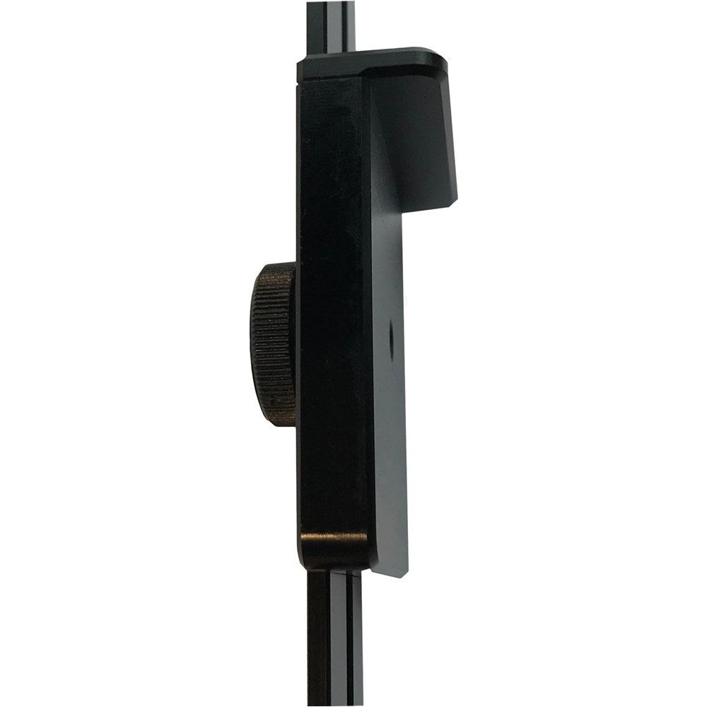 Afschrijfliniaal gehard aluminium met extra grote aanslaghaak