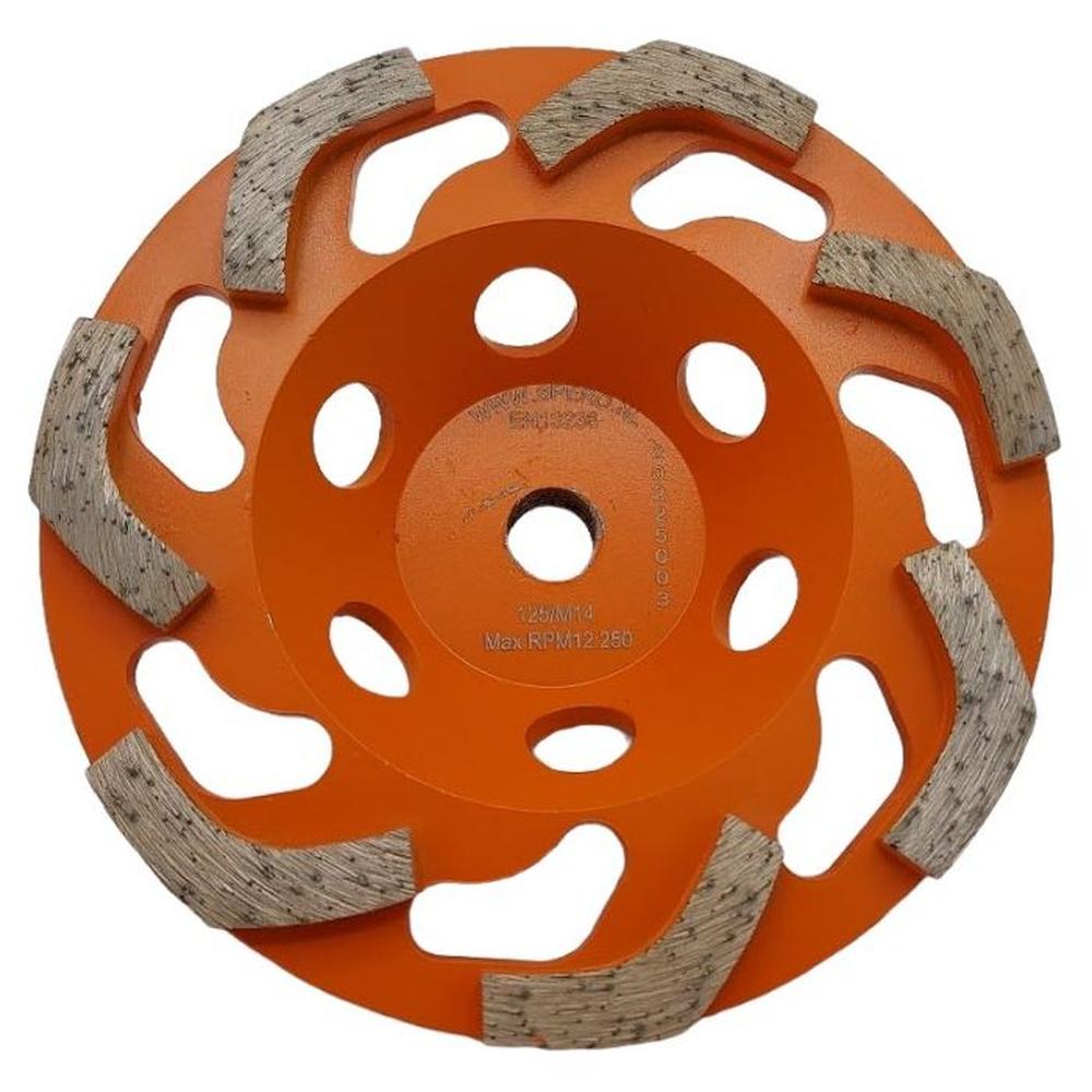 125mm MEDIUM Snake Diamant Komslijpschijf Beton & Coating - SPERO- M14 - H=40mm TBV SPHS1001B