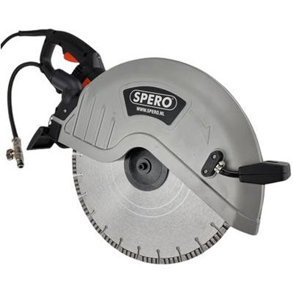 350mm Steenzaag Watergekoeld max.125mm SPHS355 + Steen Diamantzaagblad