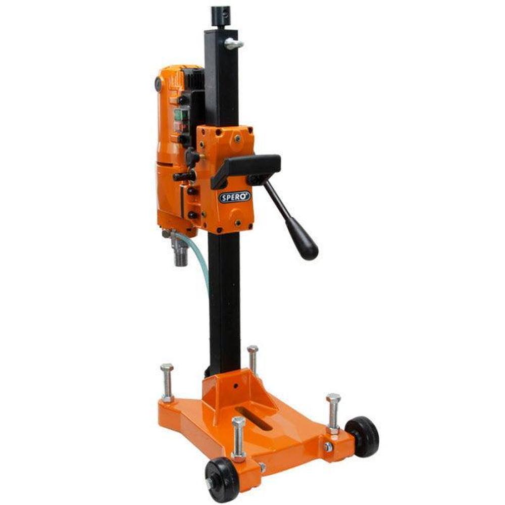 2400Watt Diamantboormachine met statief Max. 250mm SPB2001 - Nat Beton