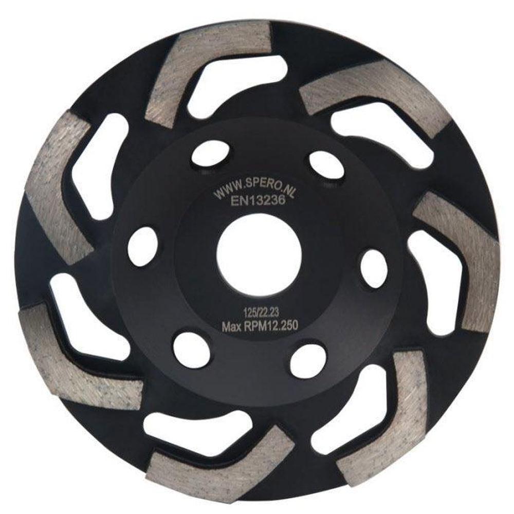125mm MEDIUM Snake Diamant Komslijpschijf Beton & Coating - SPERO Asgat 22,23mm