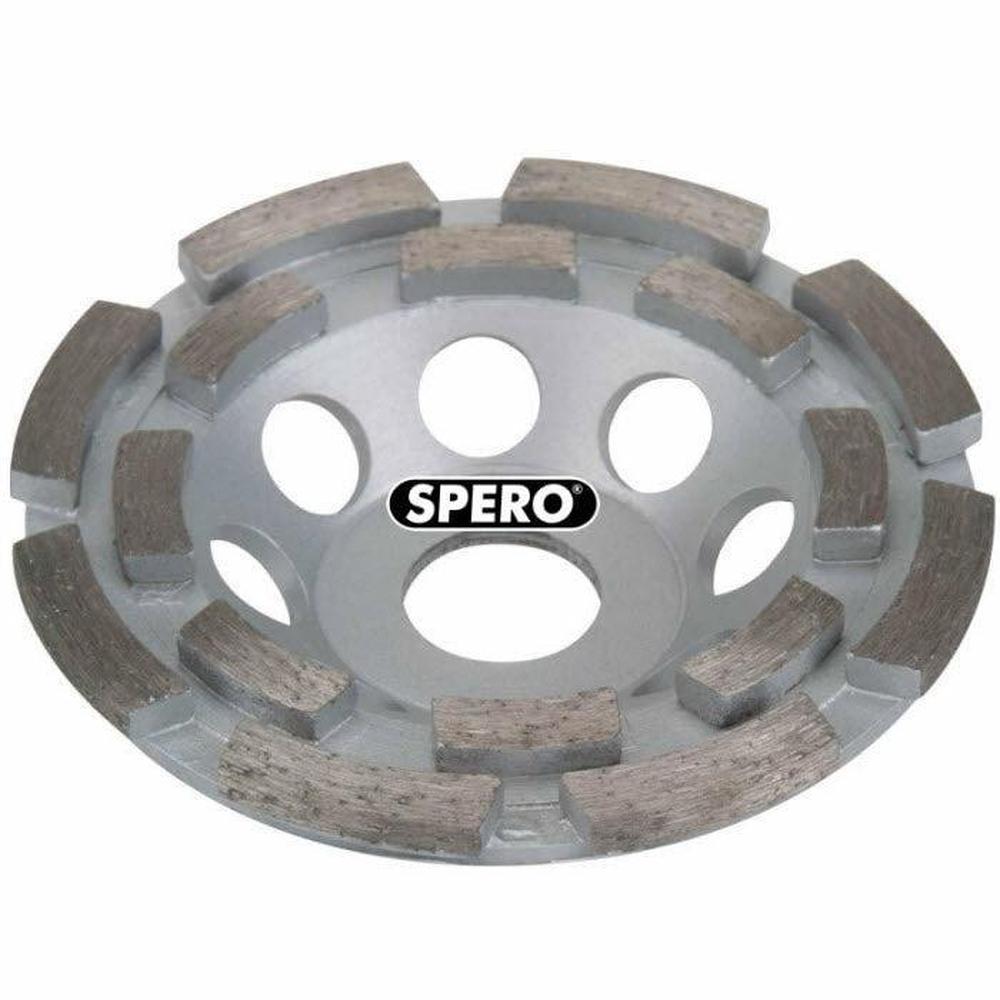 125mm MEDIUM Dubbele rij Diamant komslijpschijf Steen, Kalkzandsteen, Zandcement - Asgat 22.23mm