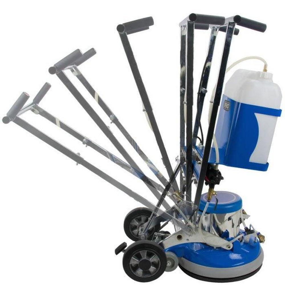 17 inch 1100Watt Boen en schrobmachine met actieve achterwielen & elektrisch sproeisysteem SP5001