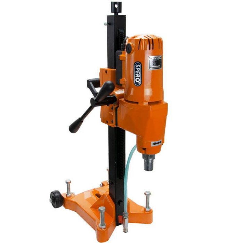 2400Watt Diamantboormachine met statief Max. 250mm SPB2001 - Nat Beton