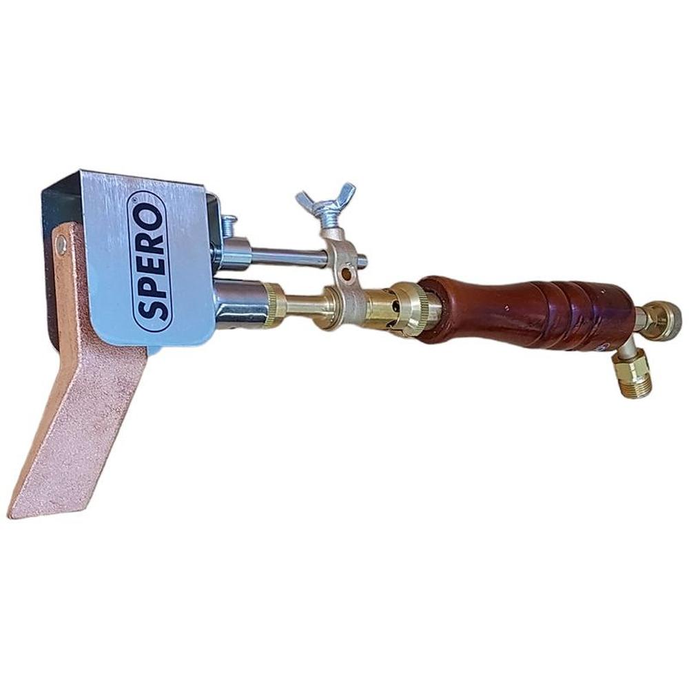 Zinksoldeerbout Hout Pro 350gr. koperen Soldeerbout 1 ltr karweifles, vulpijp, 2.0 Mtr Slang, 450gr zinkstaven,100ml Flux,