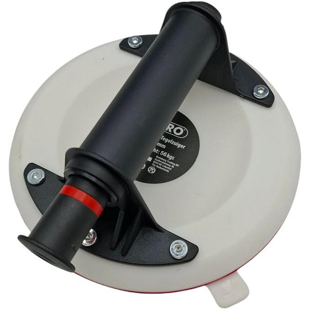200mm Glas & Tegel Vacuüm Pompzuiger PRO WIT Rubber - Max: 56Kg VP200