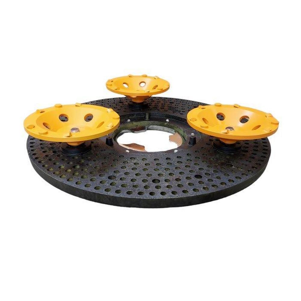 PKD Komschijf 17 Inch Eenschijfmachine Schuurplaat - Extra Grof - Lijm & Coating