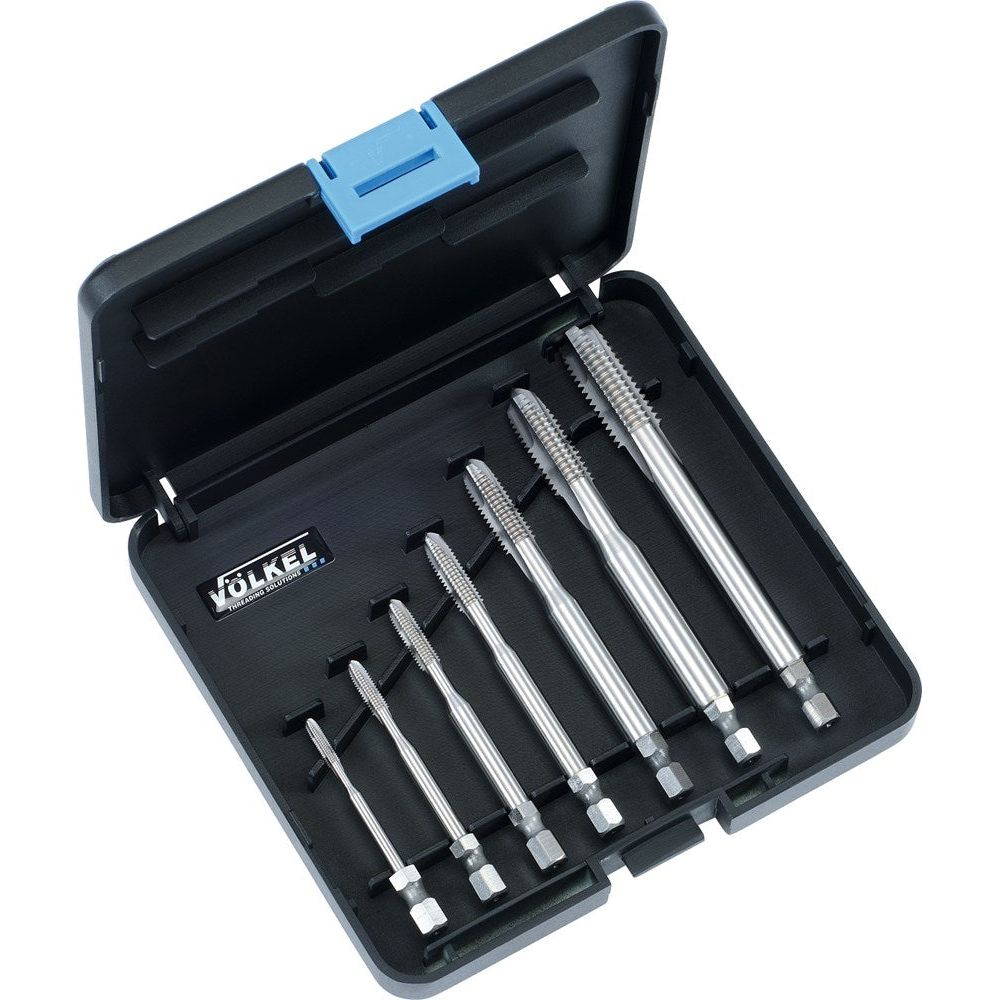 HSS-E B machine tap set 1/4 aansl. M3-12 MGB Hexdrive Vorm B Doorlopend