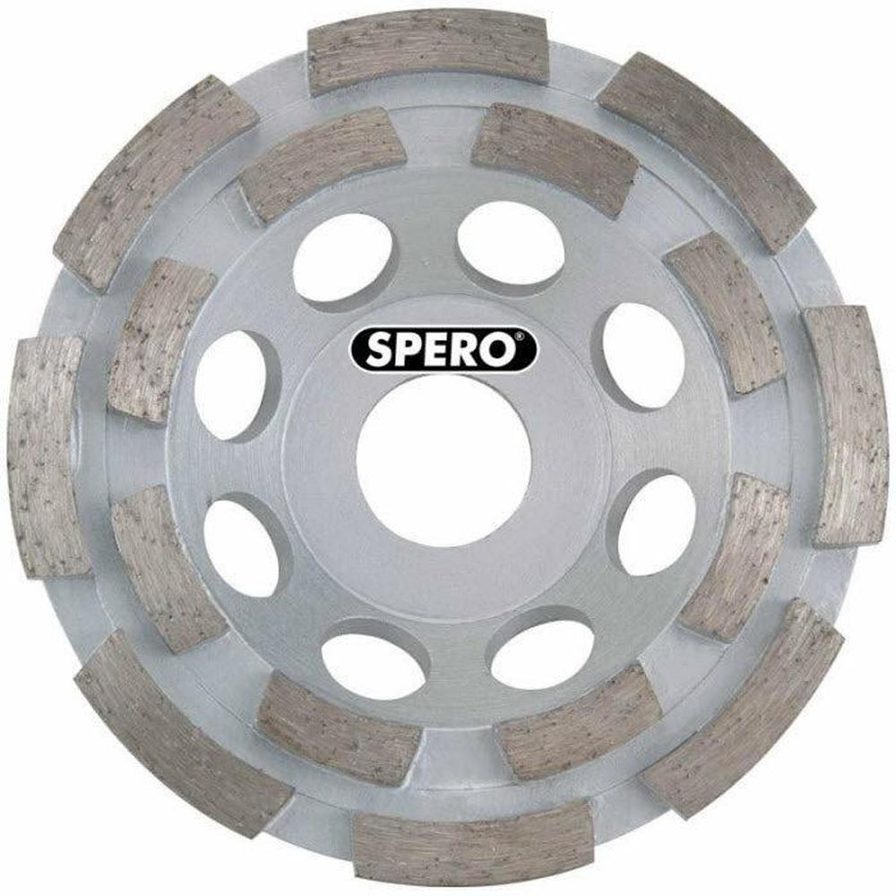 125mm MEDIUM Dubbele rij Diamant komslijpschijf Steen, Kalkzandsteen, Zandcement - Asgat 22.23mm