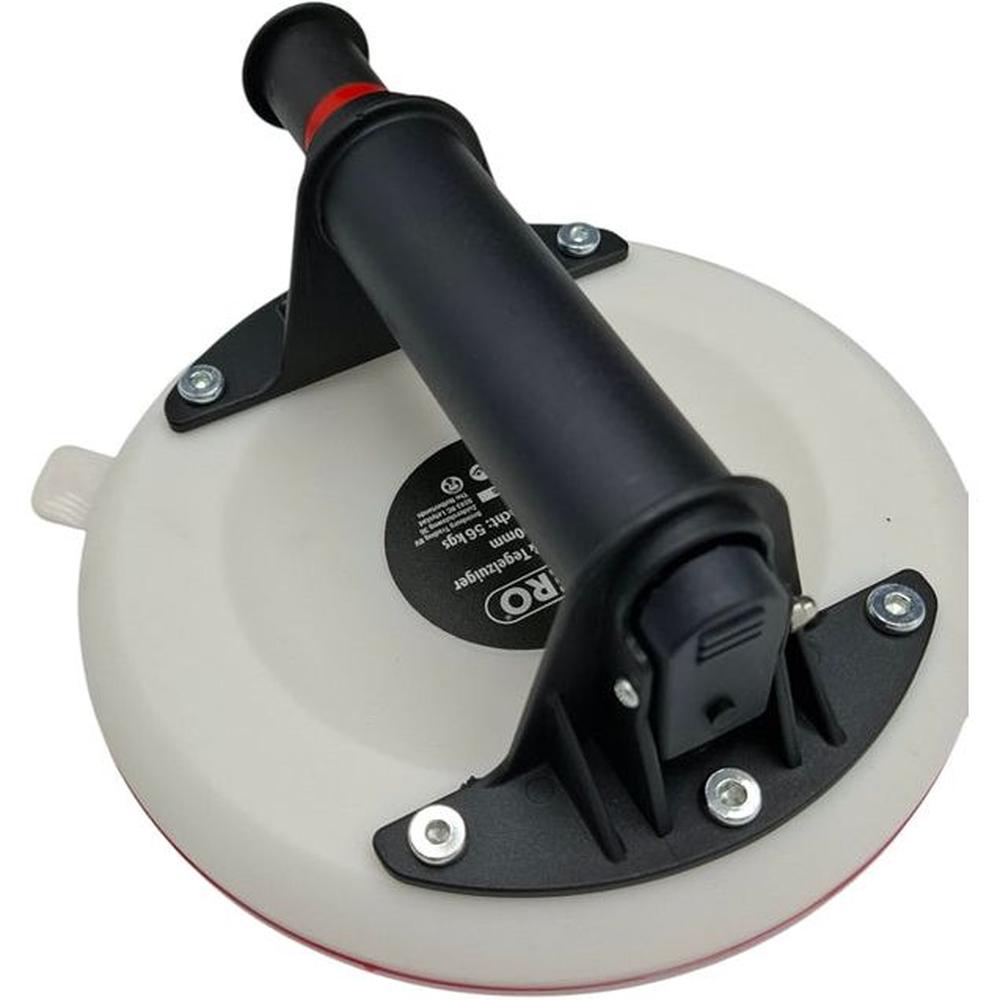 200mm Glas & Tegel Vacuüm Pompzuiger PRO WIT Rubber - Max: 56Kg VP200