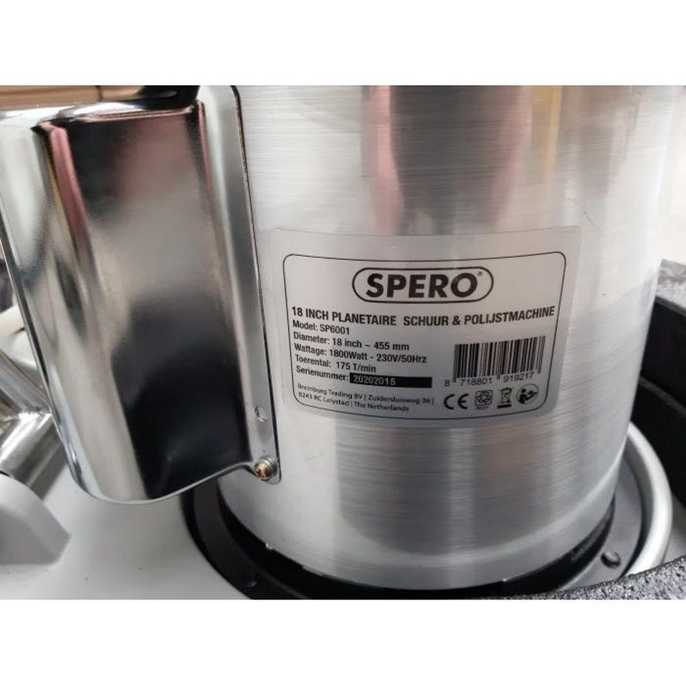 18&20 inch 2200Watt Natuursteen DELUXE schuur & slijpmachine, watertank & 2 x extra gewicht SP7001