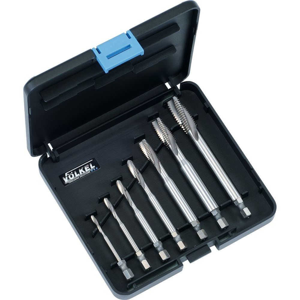 HSS-E C machine tap set 1/4 aansl. M3-12 MGB Hexdrive Vorm C/35 Blind