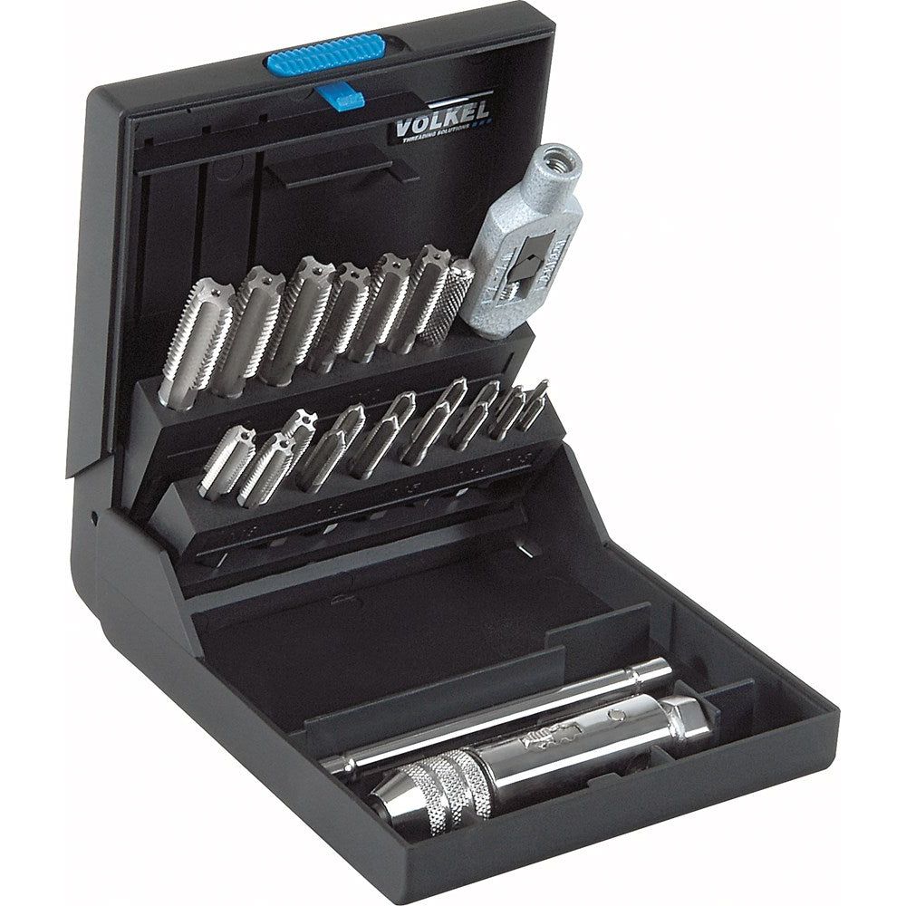 Set handtap M3-12 PK21 Wringijzer nr.1.1/2, tapkruk met ratel