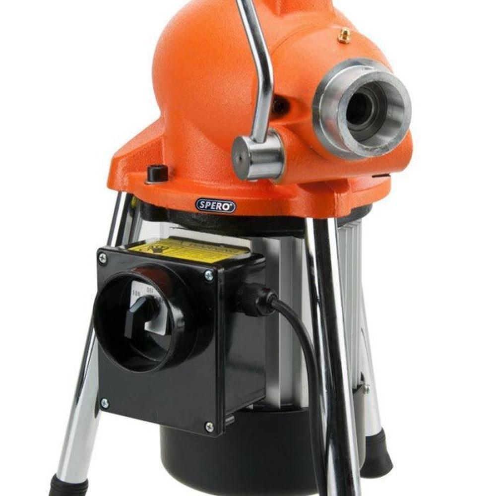 8 & 16mm afvoerontstopper elektrisch roterend - 390Watt - complete set