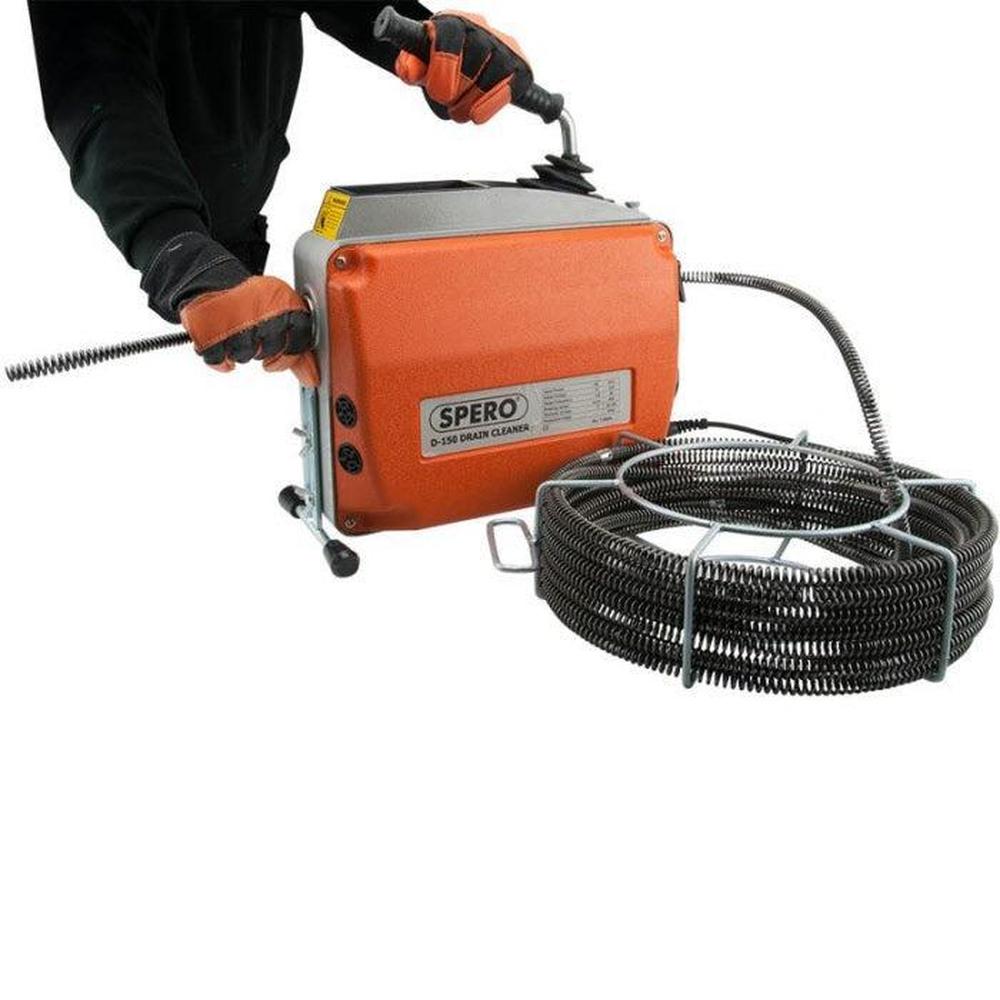 8, 16 & 22mm afvoerontstopper PRO elektrisch roterend - 570Watt - complete set